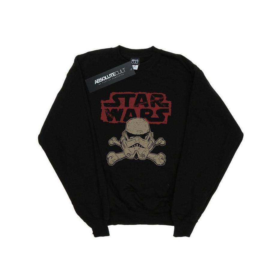 STAR WARS Star Wars Stormtrooper Totenkopf und Knochen Sweatshirt  