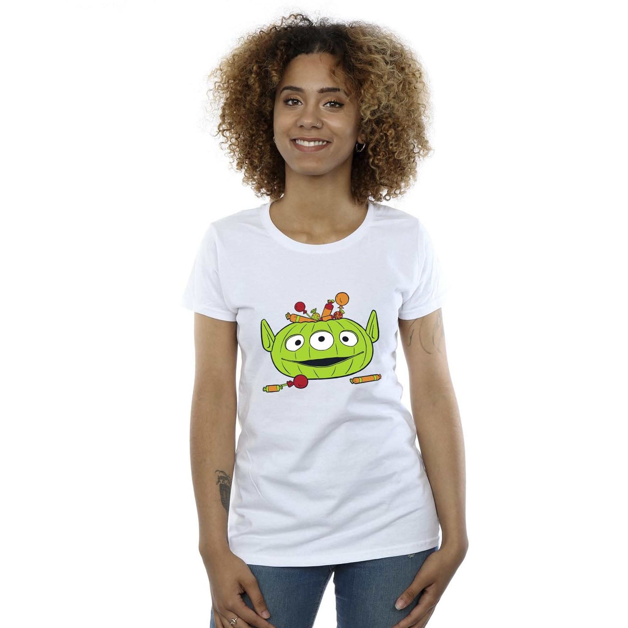 Toy Story T-shirt Alien Pumpkin Basket Halloween  