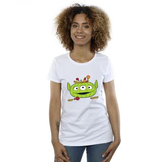 Toy Story T-shirt Alien Pumpkin Basket Halloween  