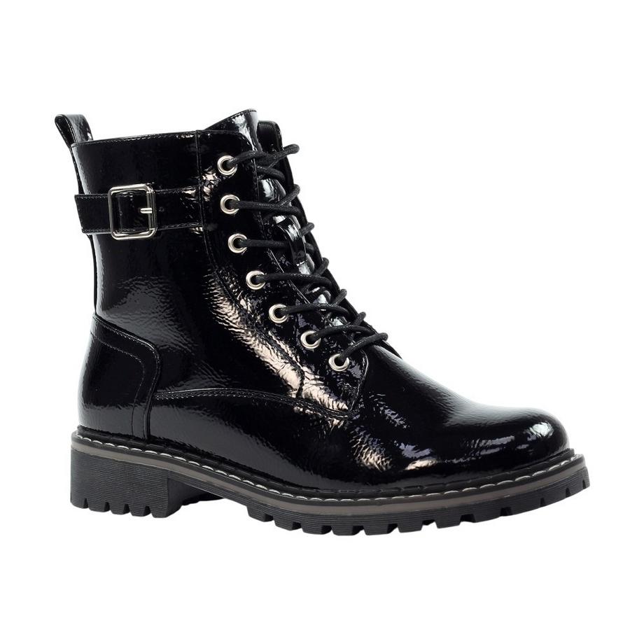 Parlour Stiefeletten , Patent Kunststoff