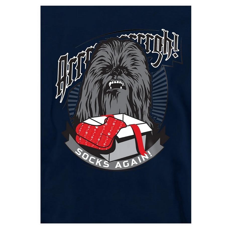 STAR WARS  Arrrrgh! Socks Again! Felpa Con Cappuccio Natale Chewbacca 