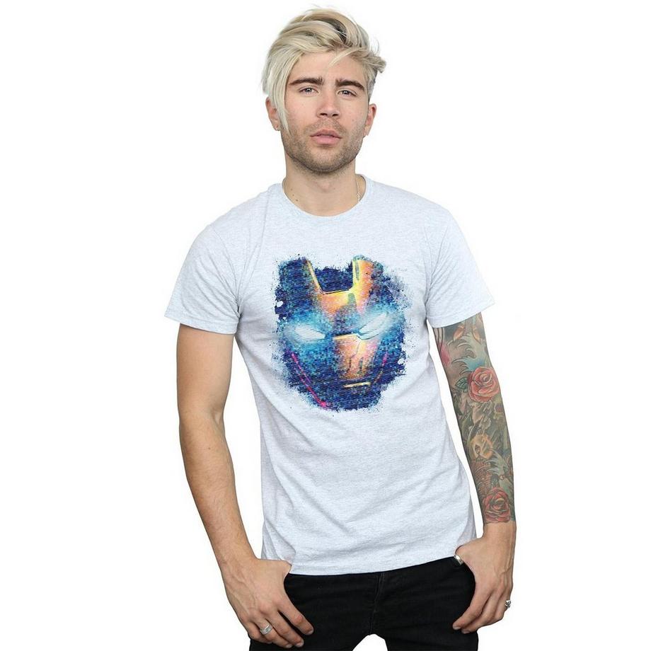 MARVEL T-shirt Iron Man Effetto Glitch  