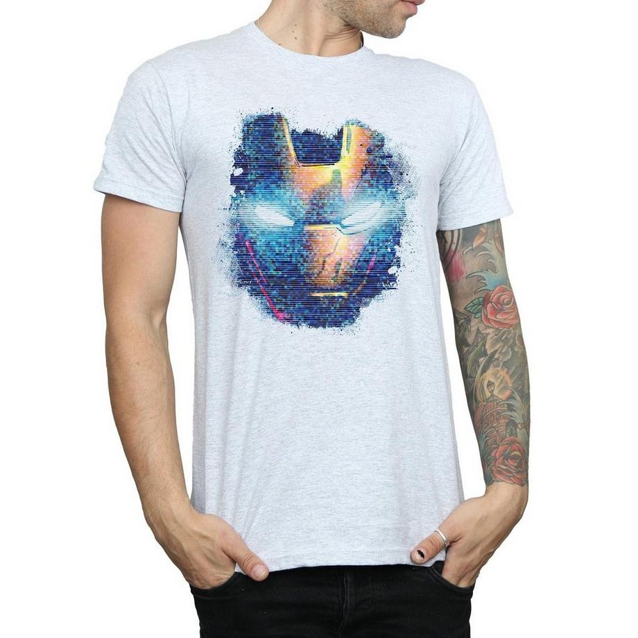 MARVEL T-shirt Iron Man Effetto Glitch  