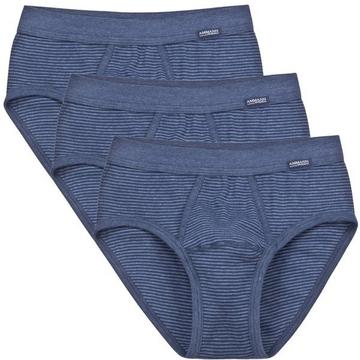3er Pack Jeans Feinripp - Slip  Unterhose mit Eingriff