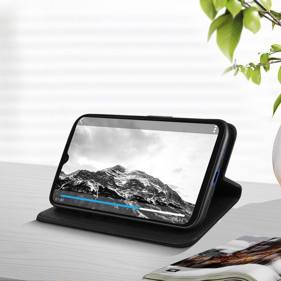 Avizar  Étui Xiaomi Redmi 10A Portefeuille Noir 