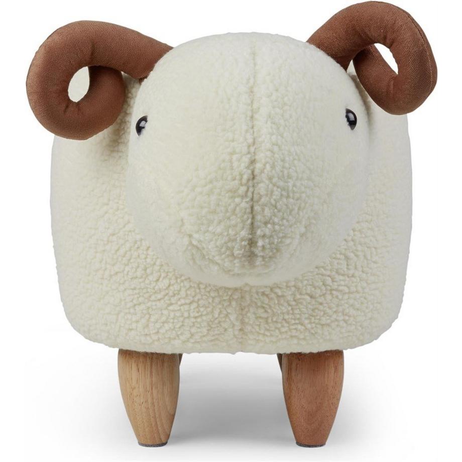 ZOOSY  Tabouret Zoosy Mouton "Berta" Blanc 