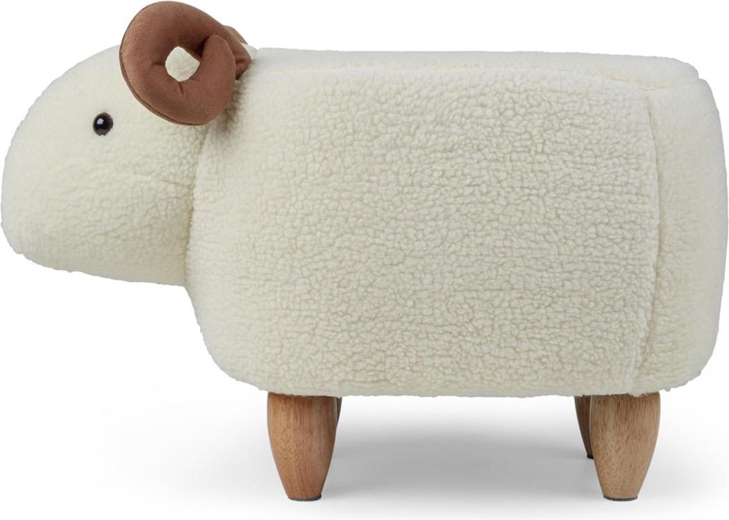 ZOOSY  Tabouret Zoosy Mouton "Berta" Blanc 