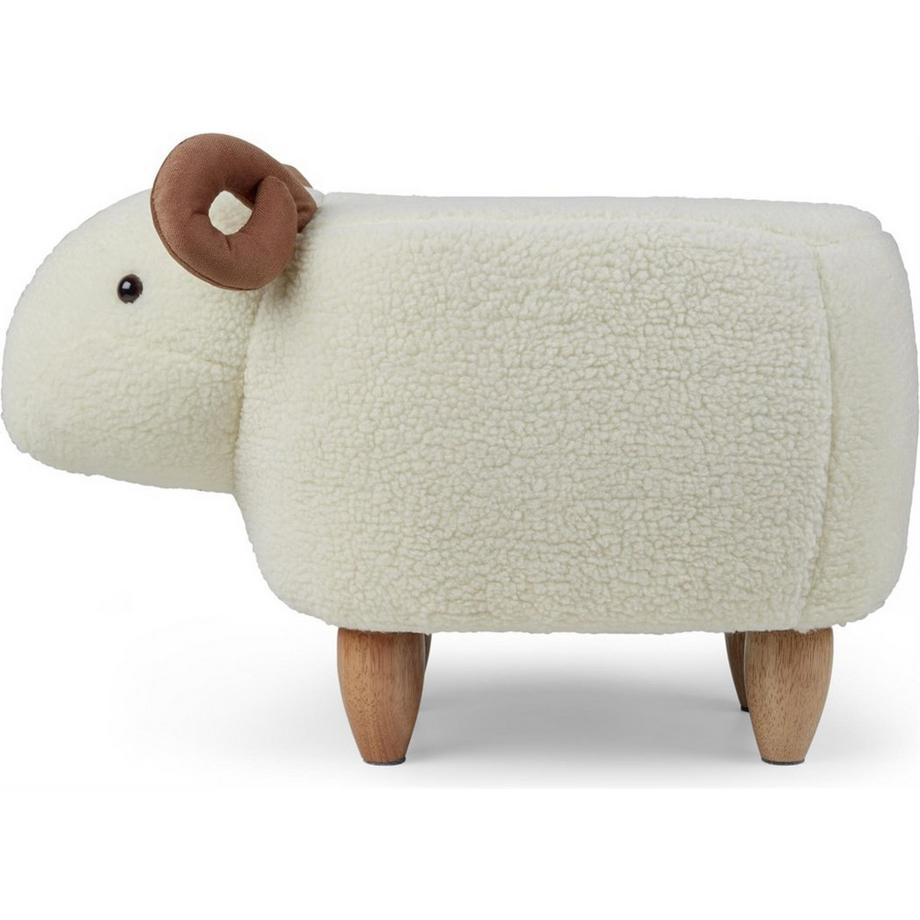 ZOOSY  Tabouret Zoosy Mouton "Berta" Blanc 