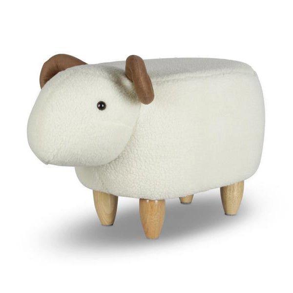 ZOOSY  Tabouret Zoosy Mouton "Berta" Blanc 