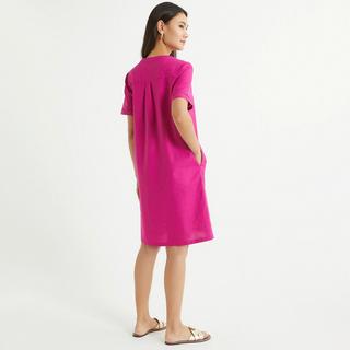 La Redoute Collections  Kurzärmeliges Kleid aus Halbleinen 