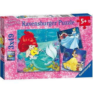 Ravensburger  Puzzle Abenteuer der Prinzessinnen (3x49) 