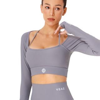 YEAZ  CLUB LEVEL Long Top - shadow grey 