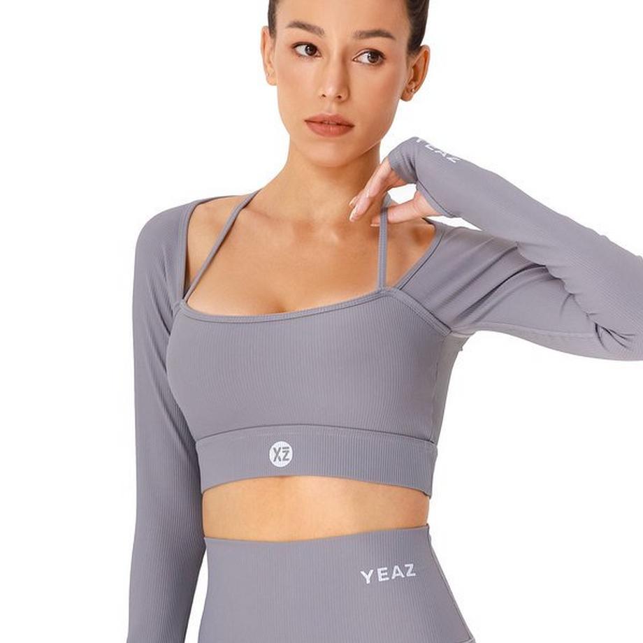 YEAZ  CLUB LEVEL Long Top - shadow grey 