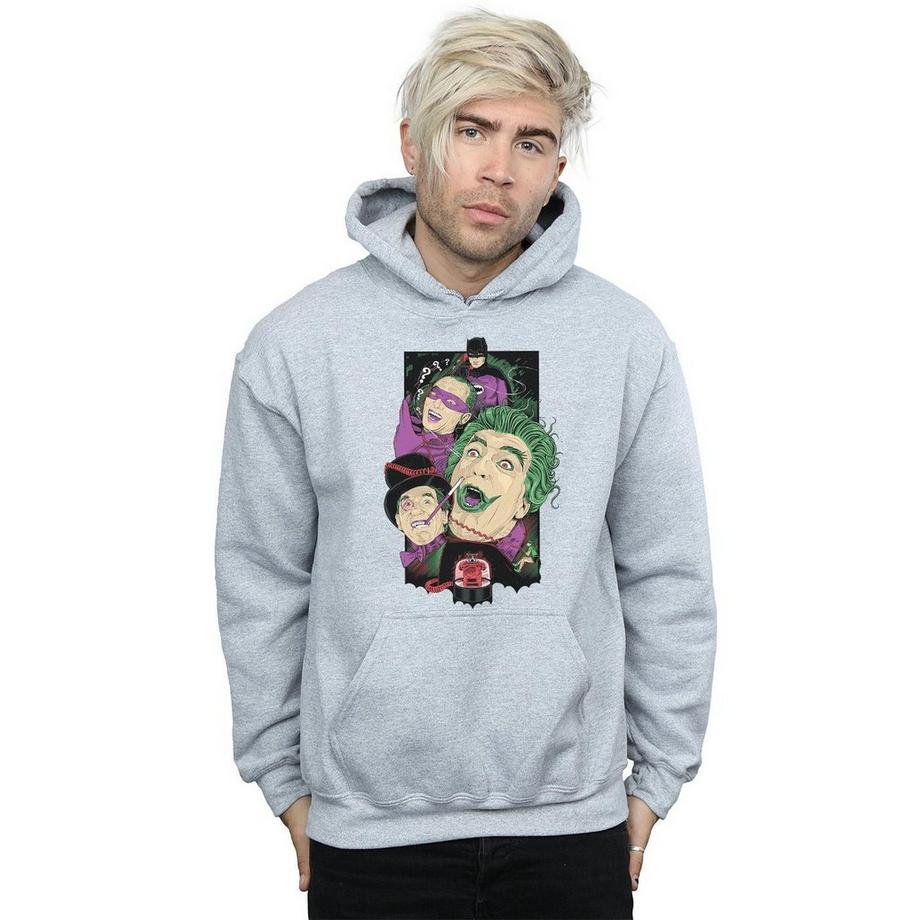 DC COMICS Rogues Gallery Felpa con cappuccio  