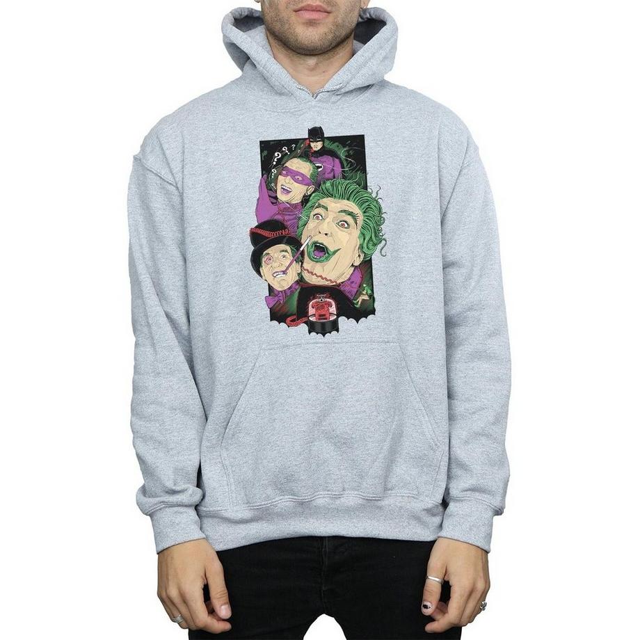 DC COMICS Rogues Gallery Felpa con cappuccio  