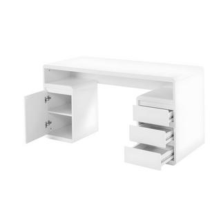 Vente-unique Bureau avec rangements SERGUEI MDF laqué  