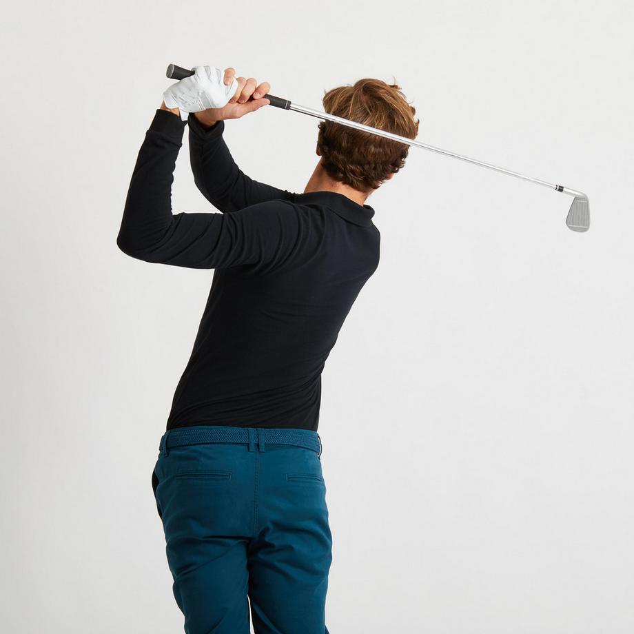 INESIS  Polo uomo maniche lunghe cotone 