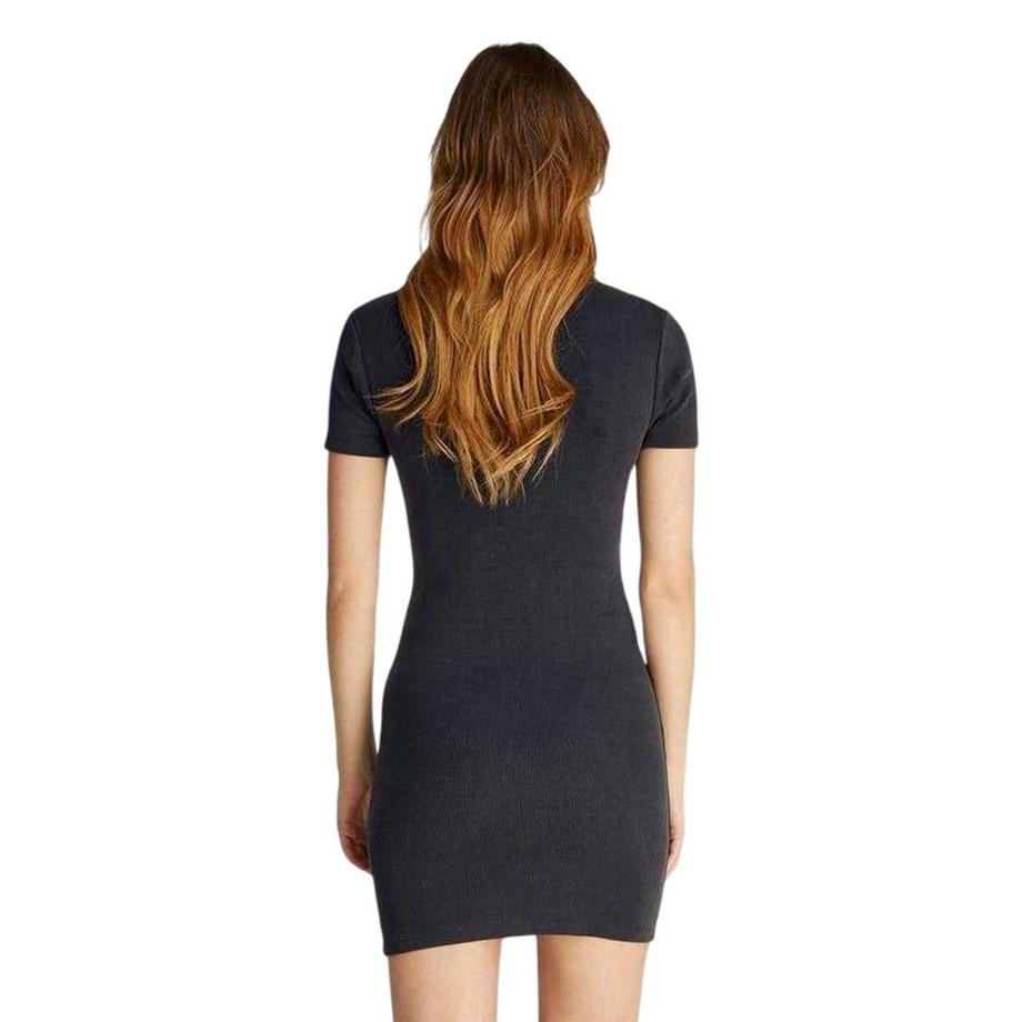 Calvin Klein  Robe Courte Motiftyle Côtelé 