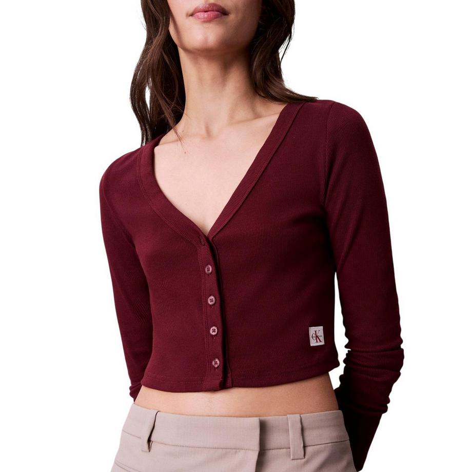 Calvin Klein Cardigan Court Manches Longues  