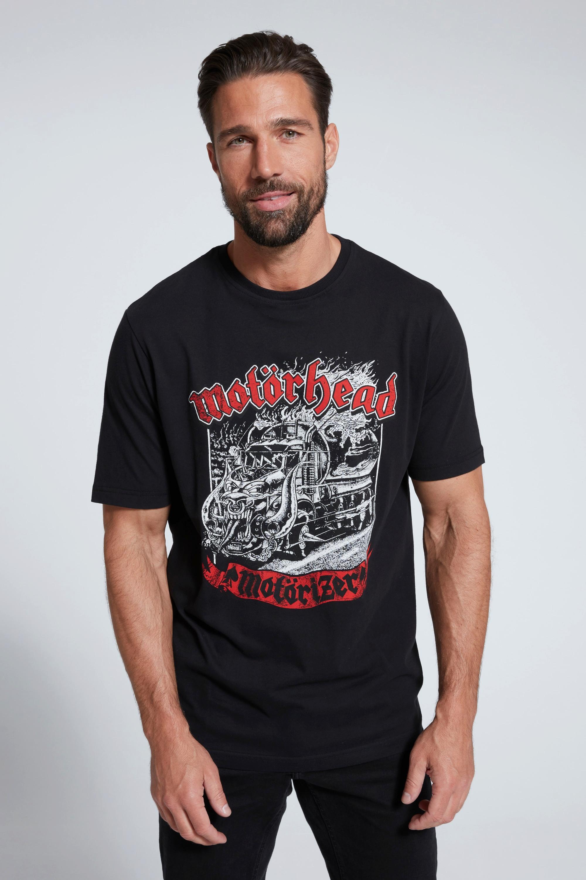 JP1880  T-shirt dedicata alla band Motörhead con mezze maniche nero 