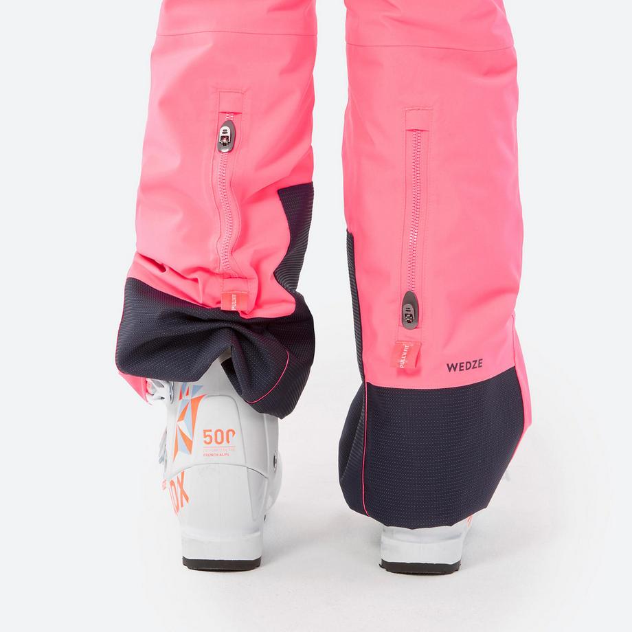WEDZE  Pantaloni da sci bambina caldi impermeabili poliestere 