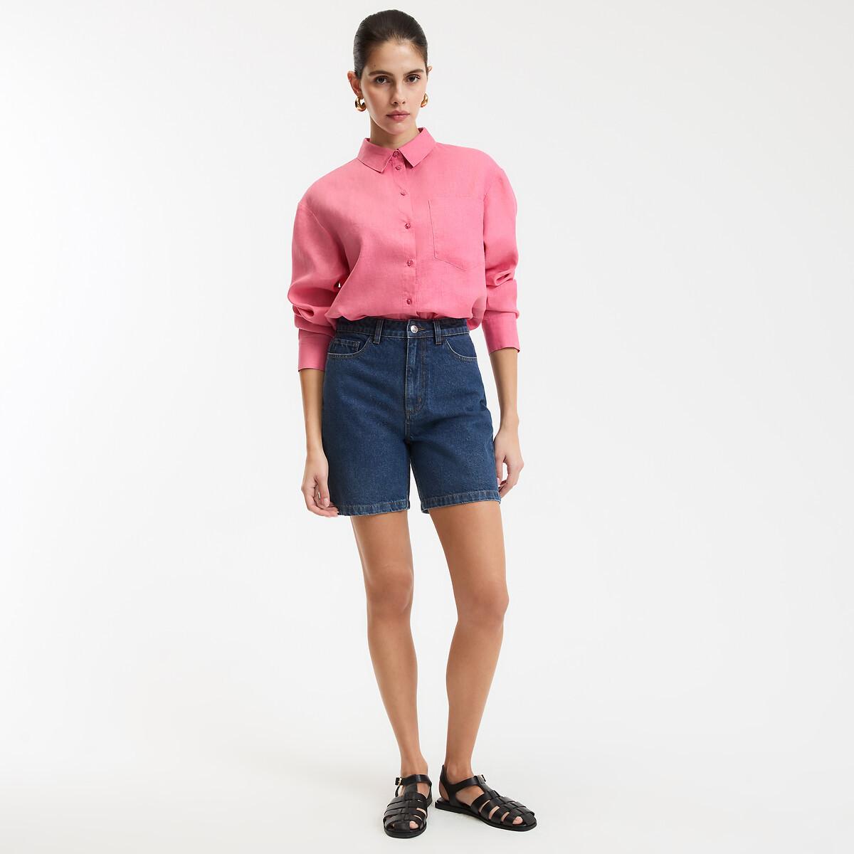 La Redoute Collections Denim Bermuda Shorts  