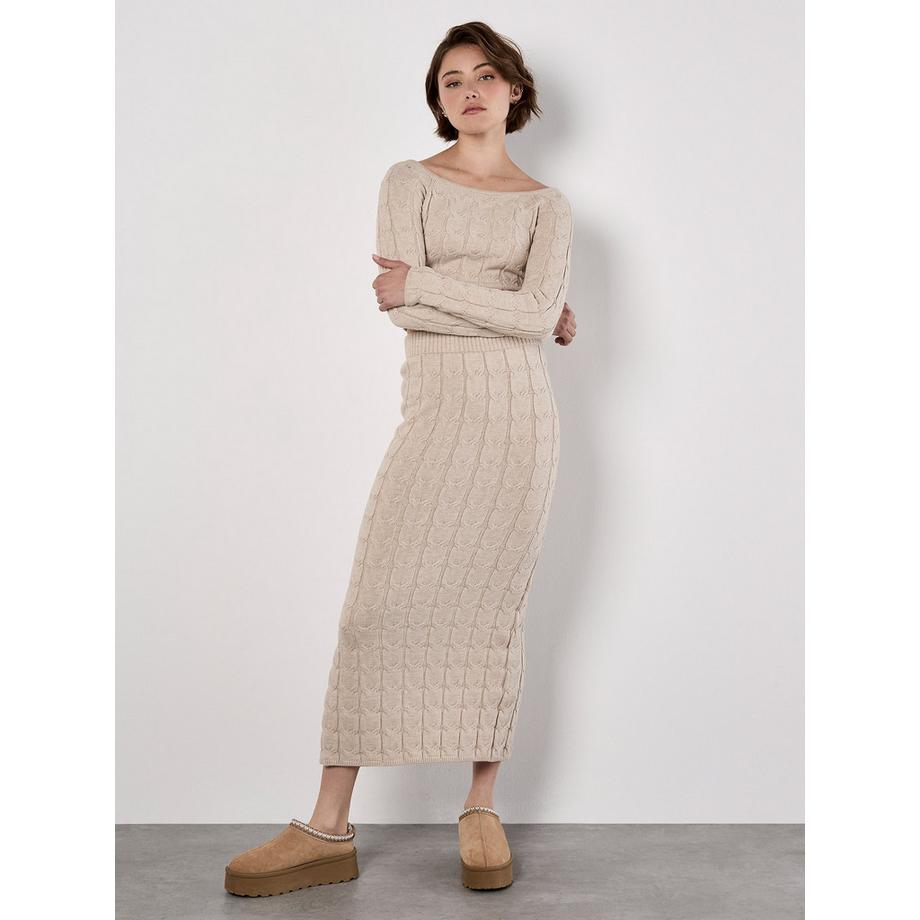 APRICOT Kurzer Kabelstrick Pullover  