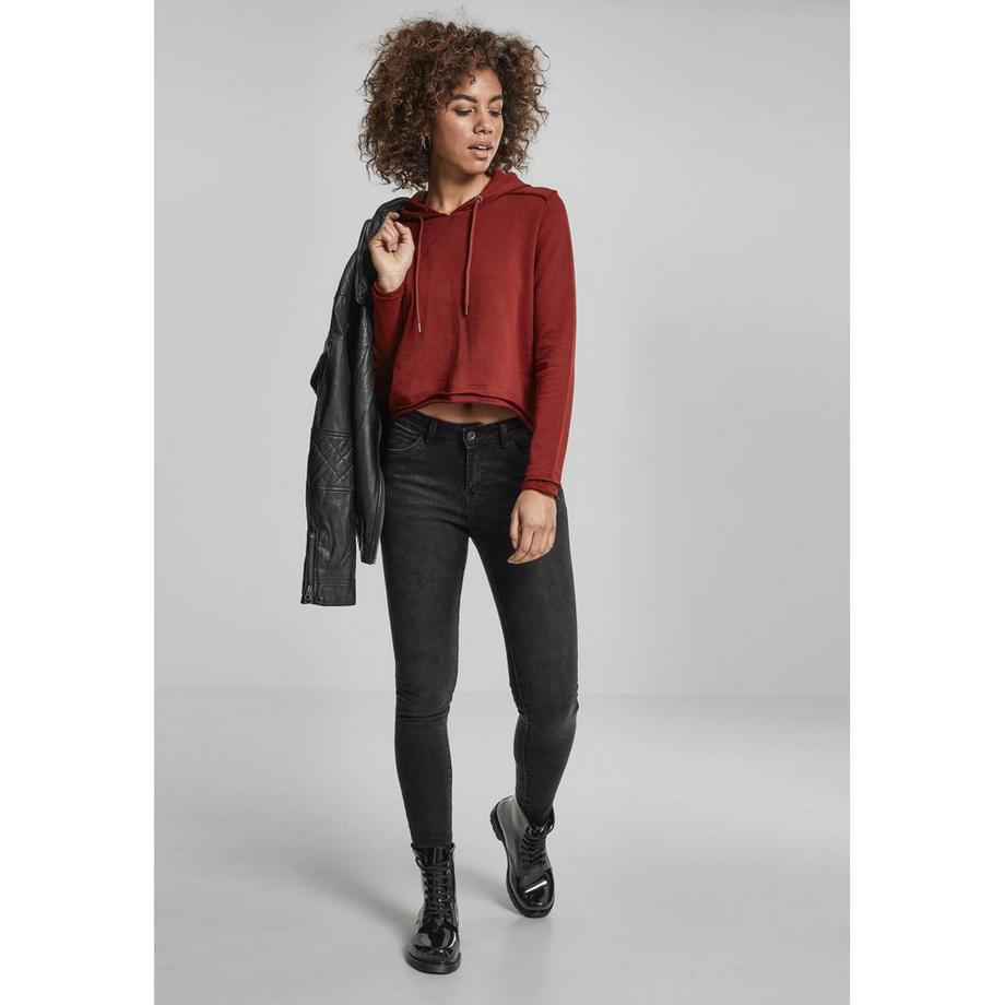 URBAN CLASSICS Terry Cropped Hoodie  