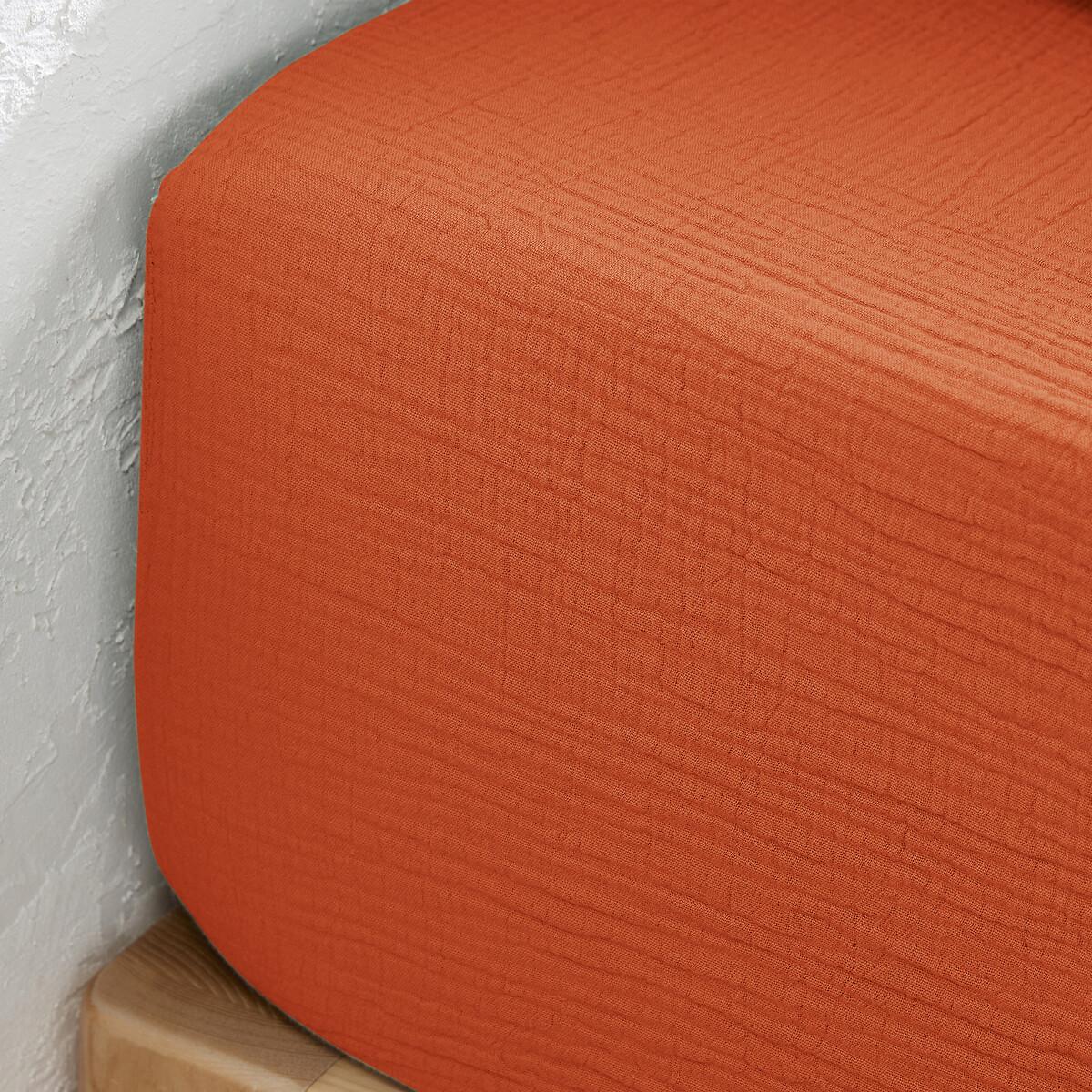 La Redoute Intérieurs Drap-housse Kumla en mousseline de coton  