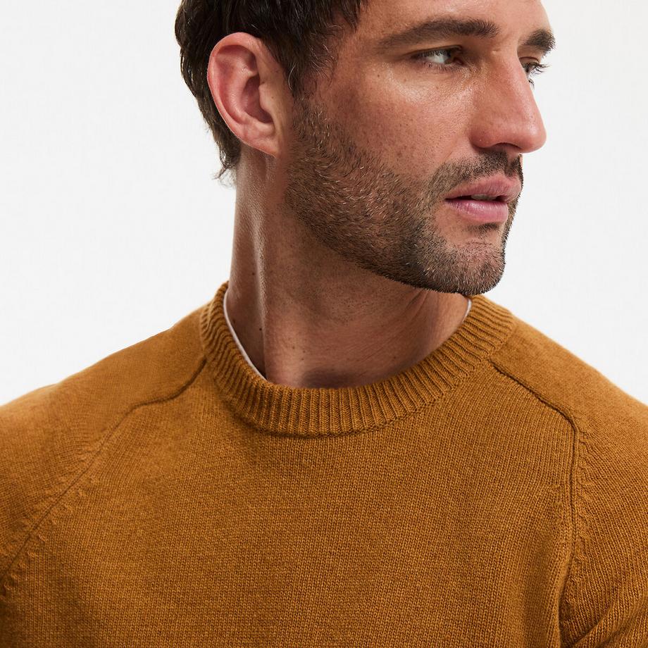 La Redoute Collections Lambswool Rundhals Pullover  