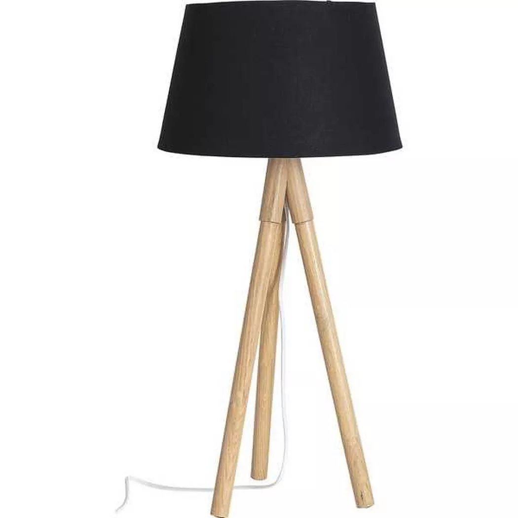 mutoni – Tischlampe Wallas Schwarz 33×69, One Size,