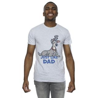 Disney Lady And The Tramp Just Like Dad T-Shirt  