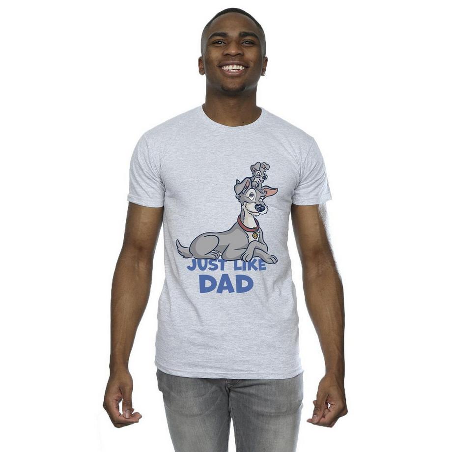 Disney Lady And The Tramp Just Like Dad T-Shirt  