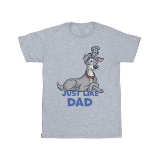 Disney Lady And The Tramp Just Like Dad T-Shirt  