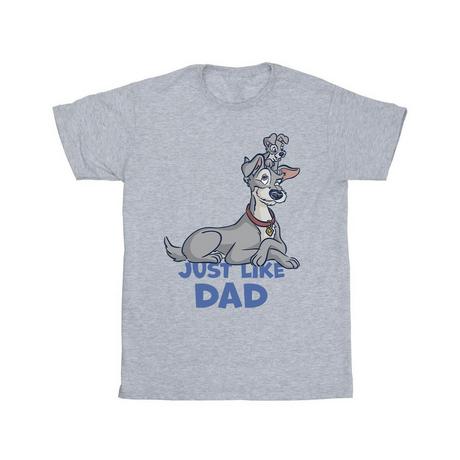Disney Lady And The Tramp Just Like Dad T-Shirt  