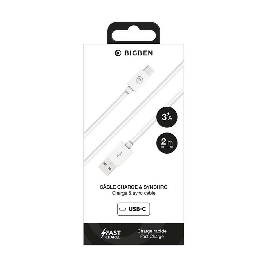 BigBen Connected  USB-Kabel USB A/USB-C 2m - 3A 