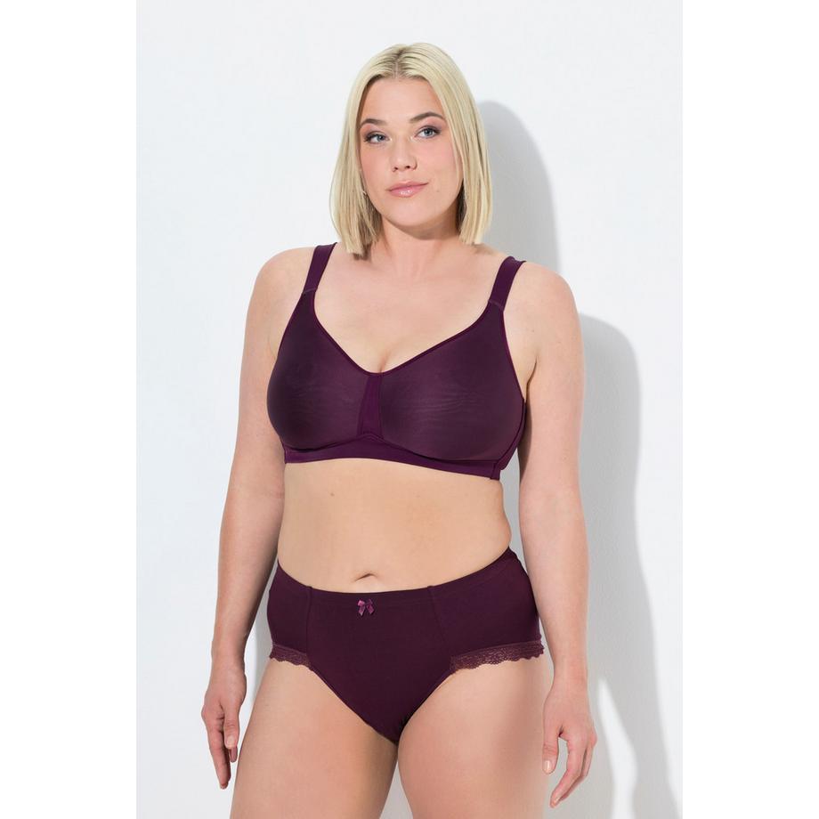 Ulla Popken Reggiseno Microfibra Senza Ferretto Coppe Spacer  