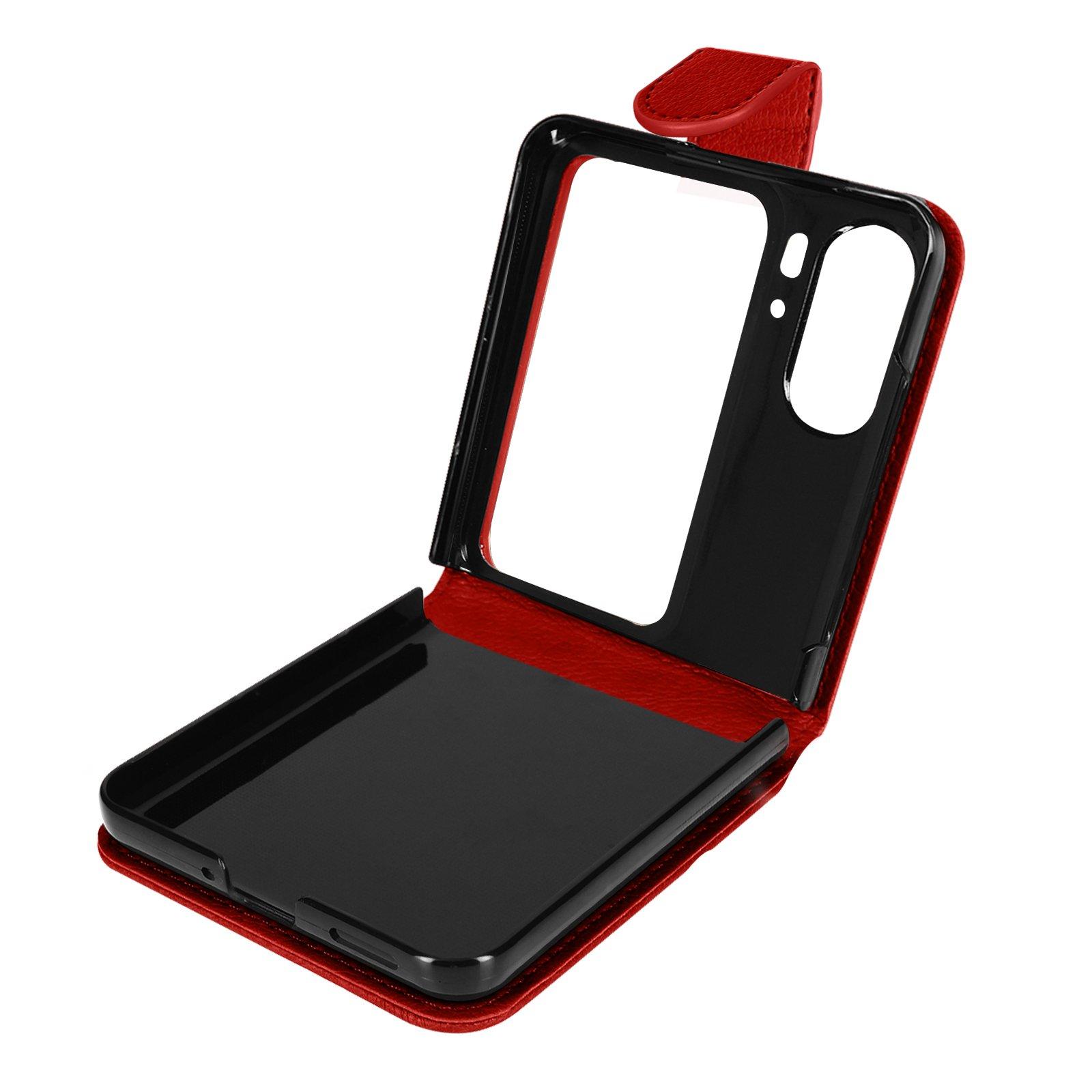 Avizar  Coque clapet Oppo Find N2 Flip Rouge 