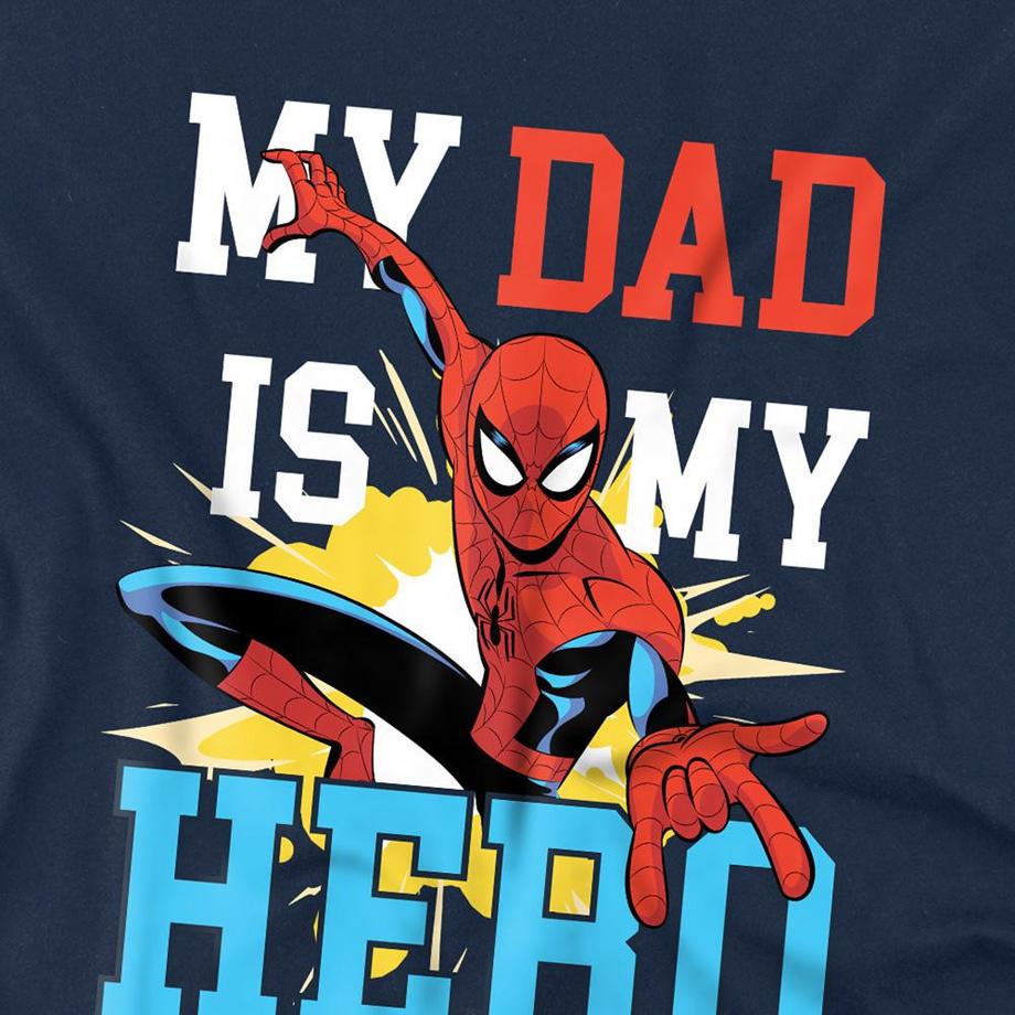 Spider-Man  T-ShirtMotiftyle Bande Dessinée Dad Hero 
