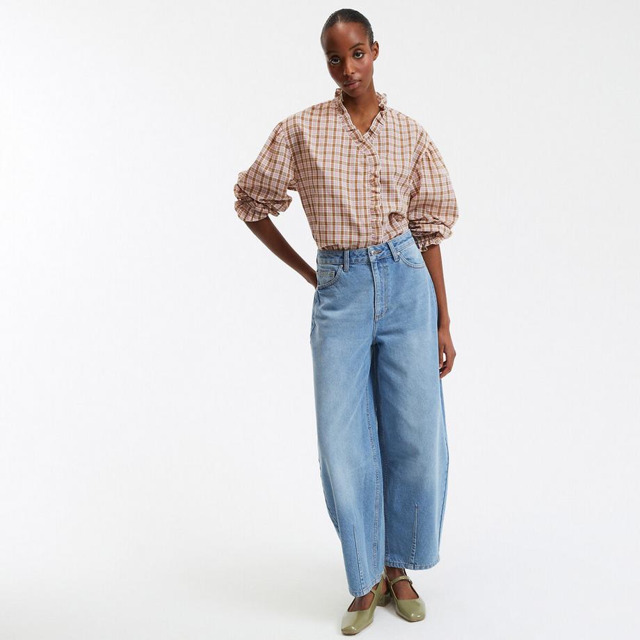 La Redoute Collections Chemisier à Carreaux Volants  