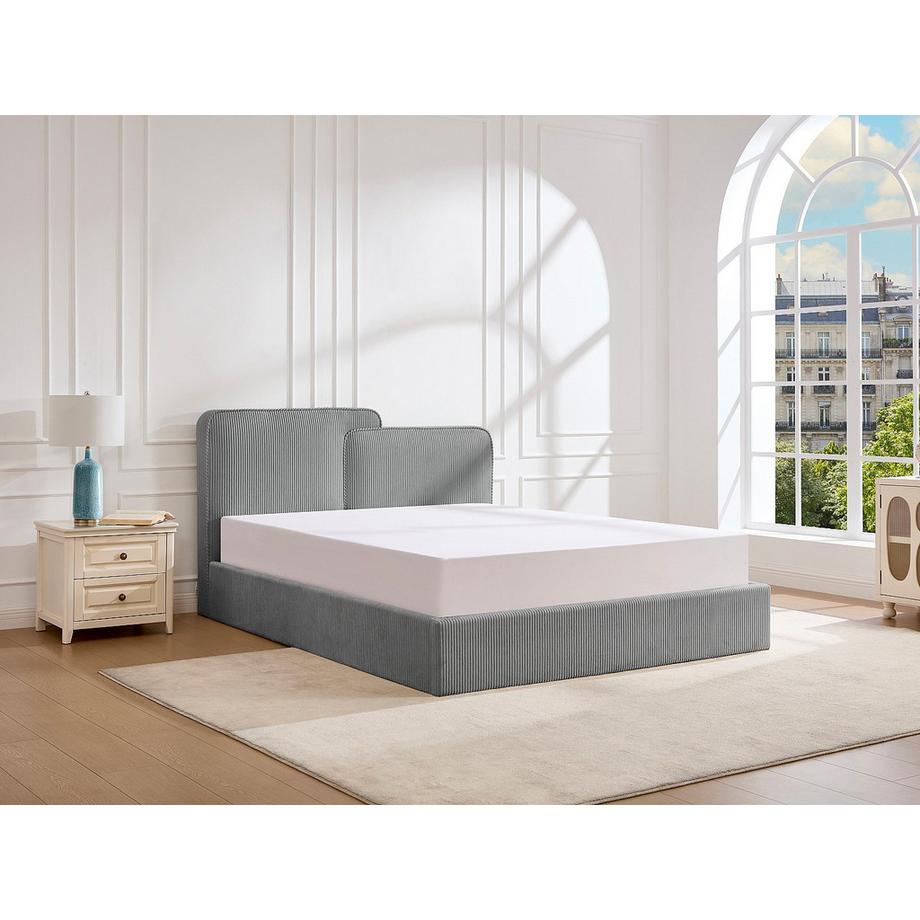 Vente-unique Bett mit Bettkasten polyester  