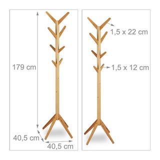 Northix Kleiderbügel aus Bambus  