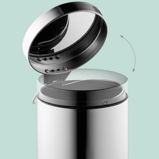 Northio Conteneur cosmétique en acier inoxydable, 3 l  