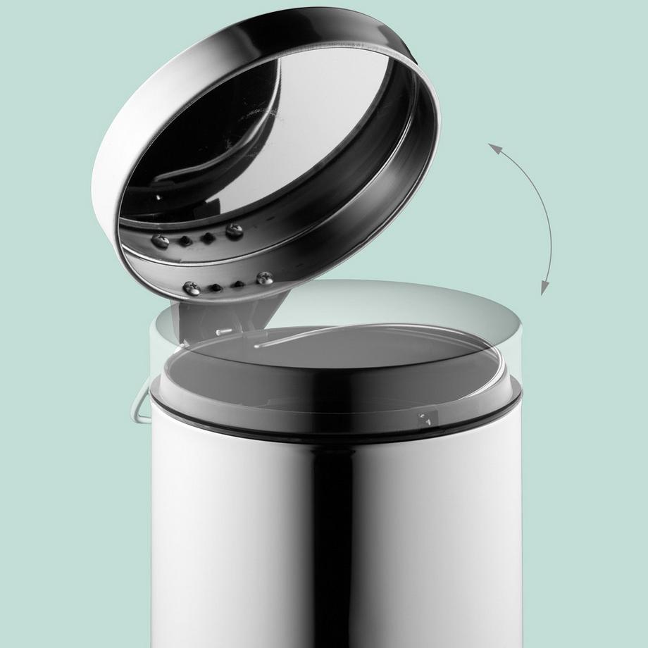 Northio Conteneur cosmétique en acier inoxydable, 3 l  