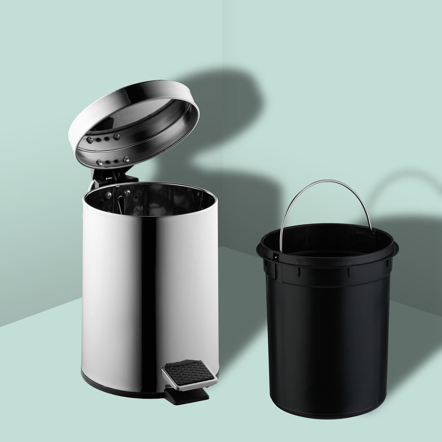 Northio Conteneur cosmétique en acier inoxydable, 3 l  