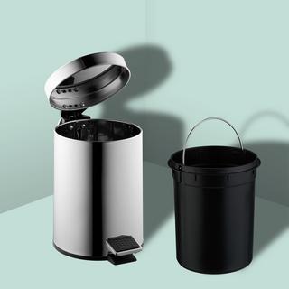 Northio Conteneur cosmétique en acier inoxydable, 3 l  