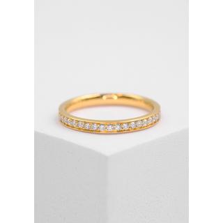 MUAU Schmuck  Bague Mémoire Diamant 0.50ct. or jaune 750 