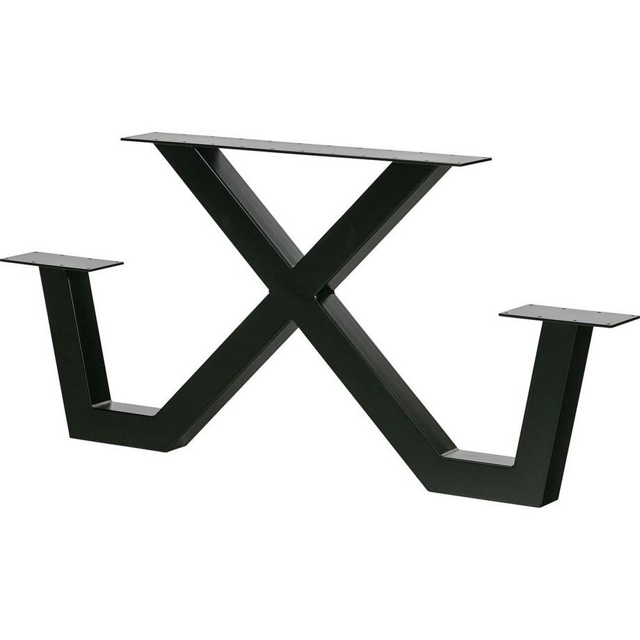 mutoni Tischgestell Tablo Outdoor Picknick Metall X-Bein (1 Stück)  