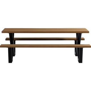 mutoni Cadre de table Tablo Outdoor Picnic métal X-leg (1 pièce)  