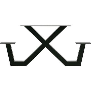 Tischgestell Tablo Outdoor Picknick Metall X-Bein (1 Stück)